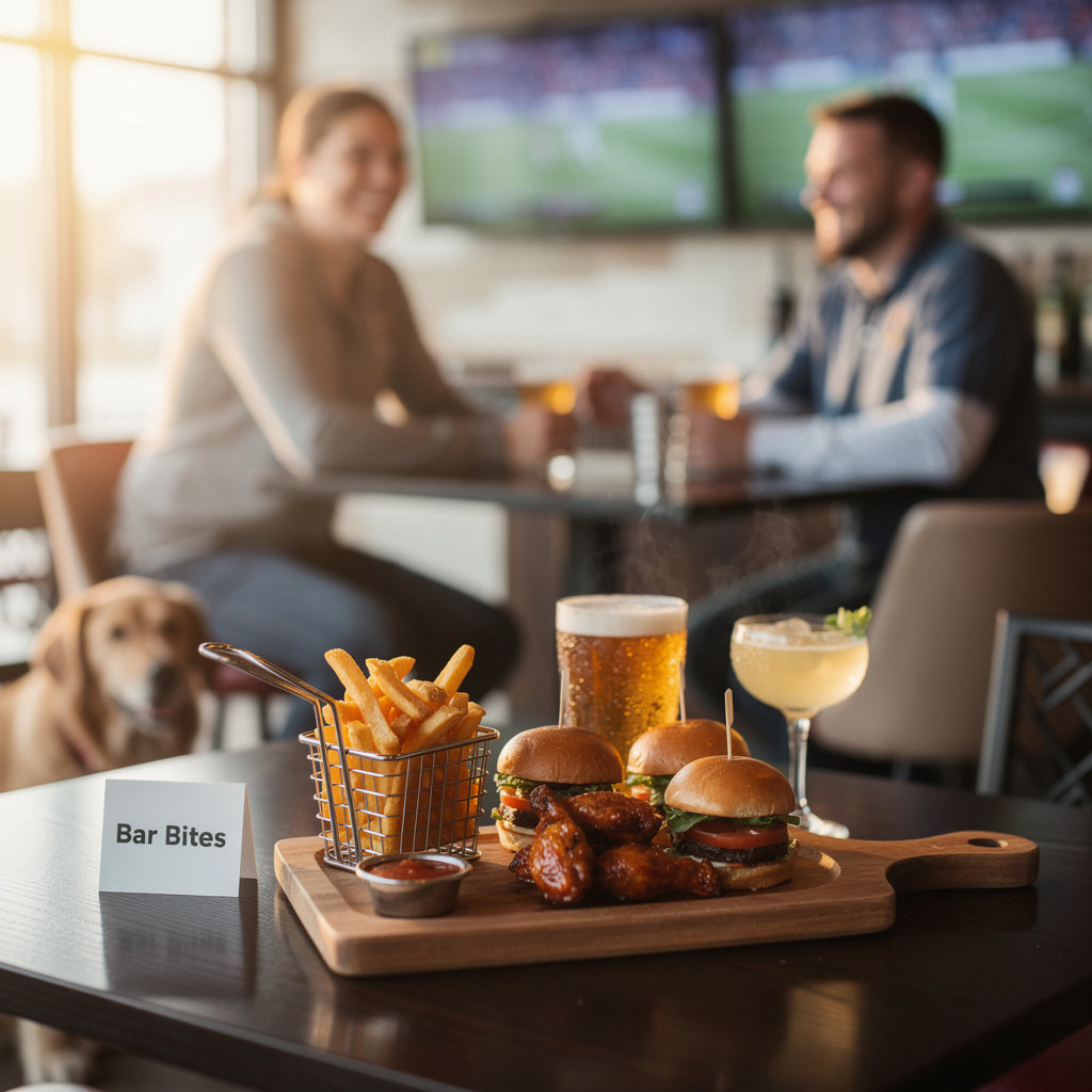 Bar bites and snacks at The Cliff Room in Santa Barbara, perfect for pairing with drinks during sports games